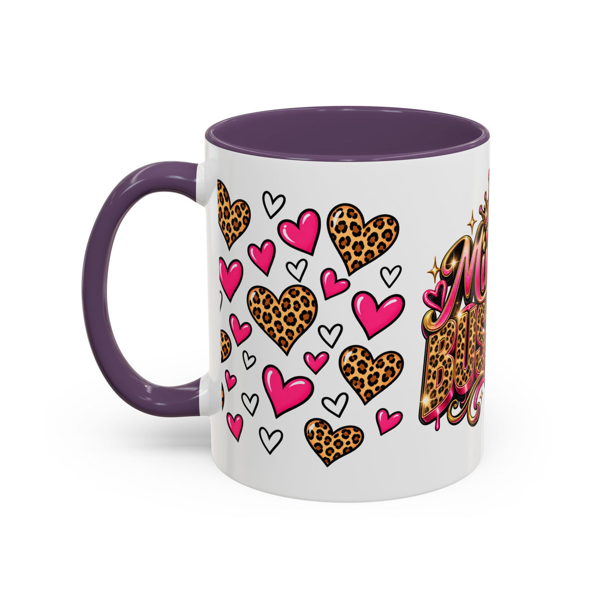 Mindy Yo Business Leopard Print Queen Coffee Mug