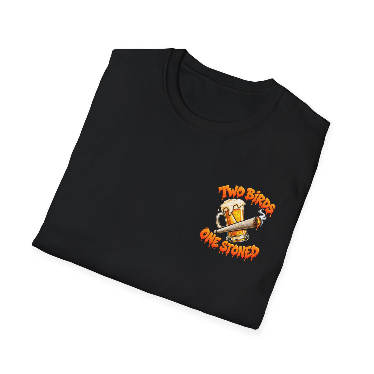 Two Birds One Stoned Graphic T-Shirt
