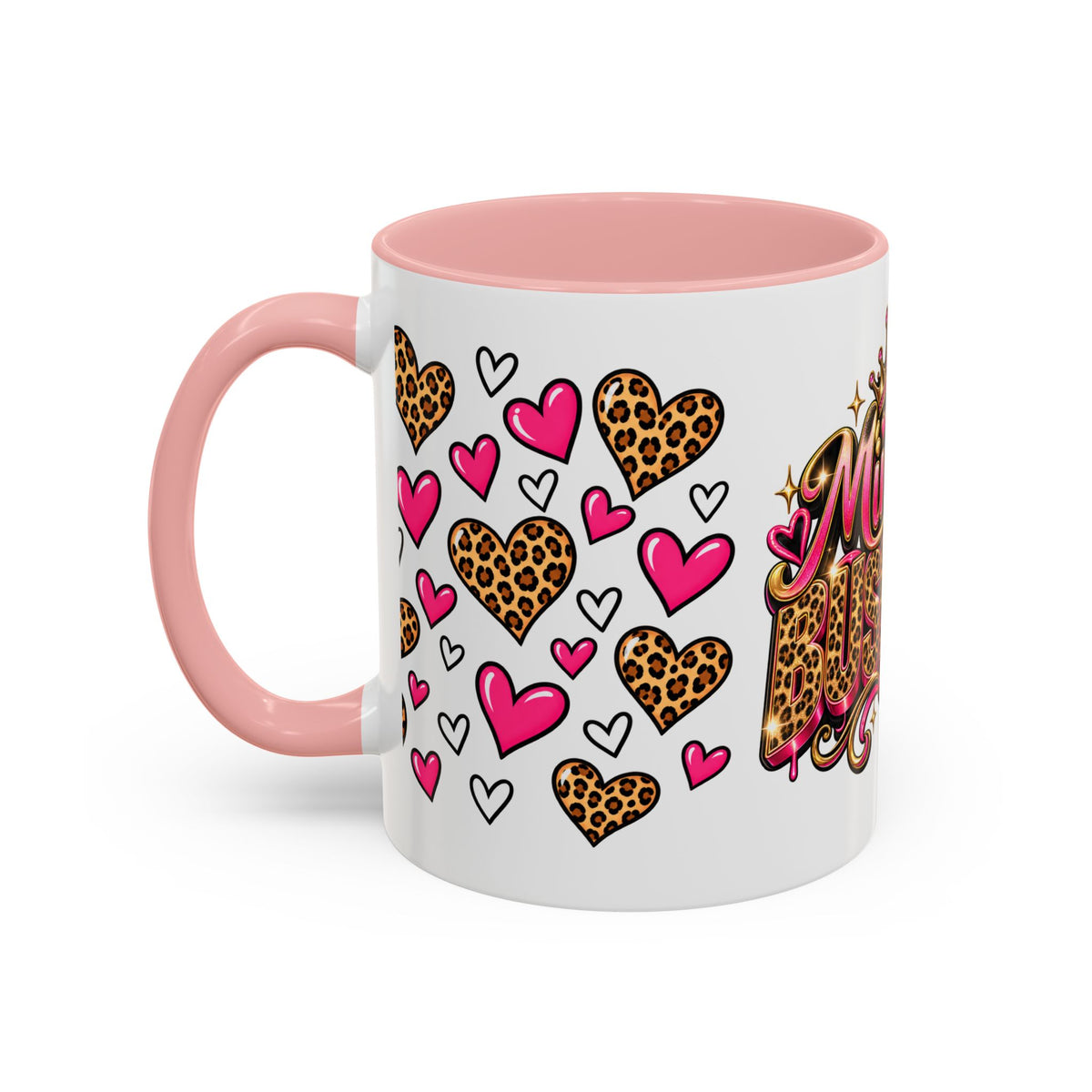 Mindy Yo Business Leopard Print Queen Coffee Mug