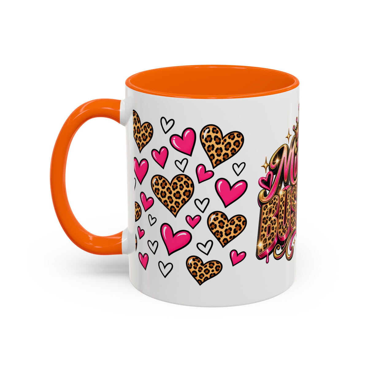 Mindy Yo Business Leopard Print Queen Coffee Mug