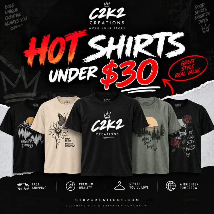 Hot Shirt Drops Under $30 | Bold Graphic Tees