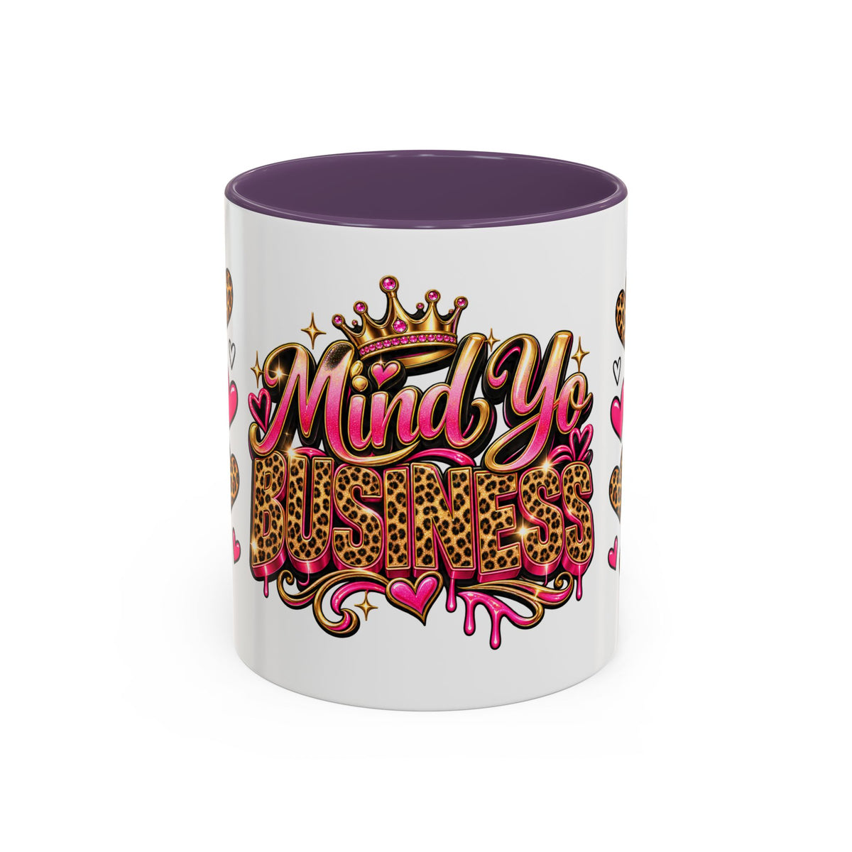 Mindy Yo Business Leopard Print Queen Coffee Mug