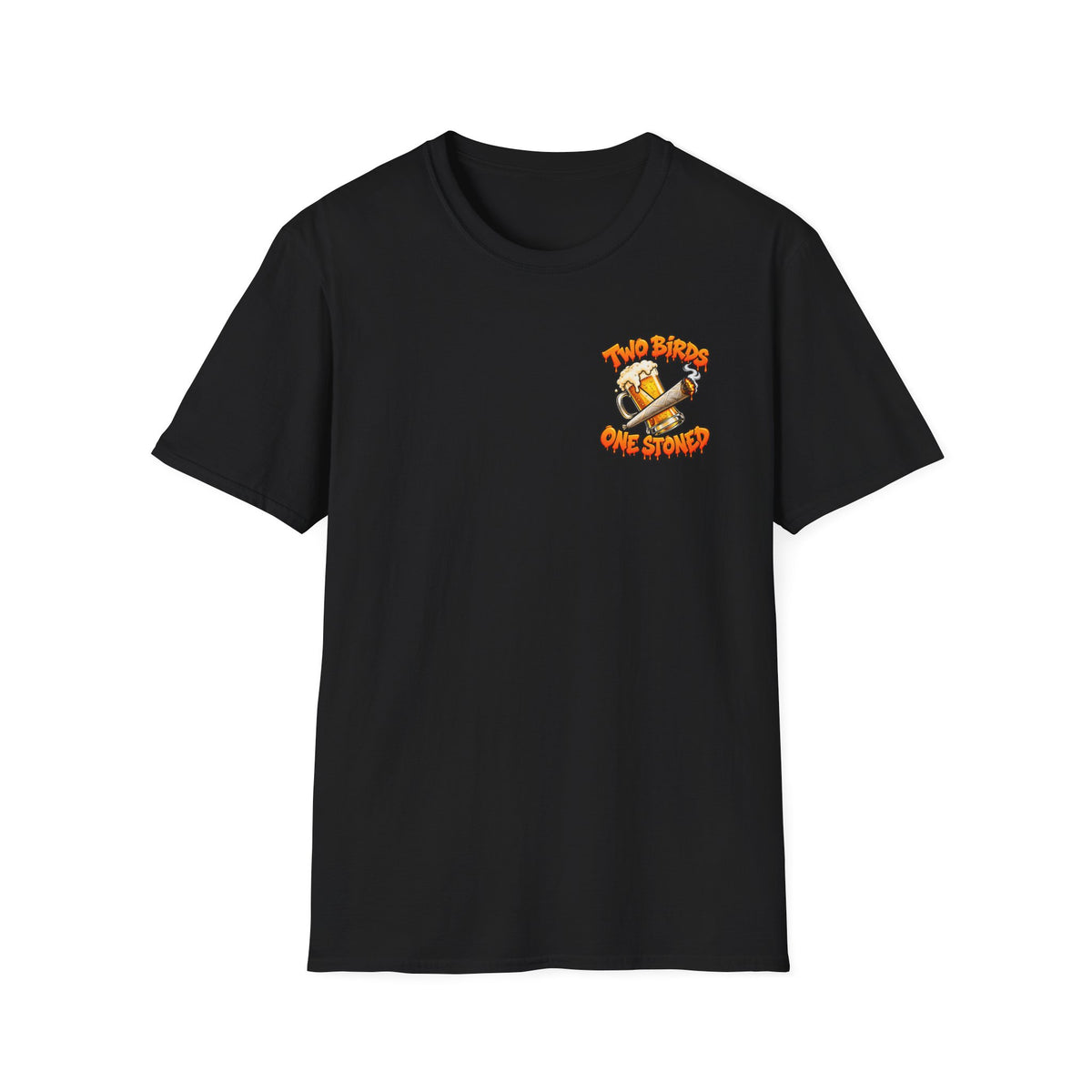 Two Birds One Stoned Graphic T-Shirt