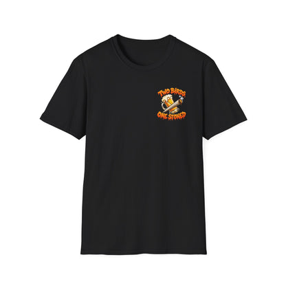 Two Birds One Stoned Graphic T-Shirt