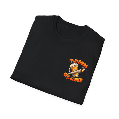 Two Birds One Stoned Graphic T-Shirt