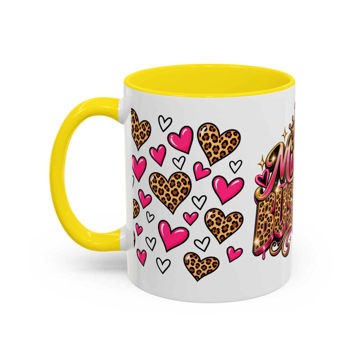 Mindy Yo Business Leopard Print Queen Coffee Mug