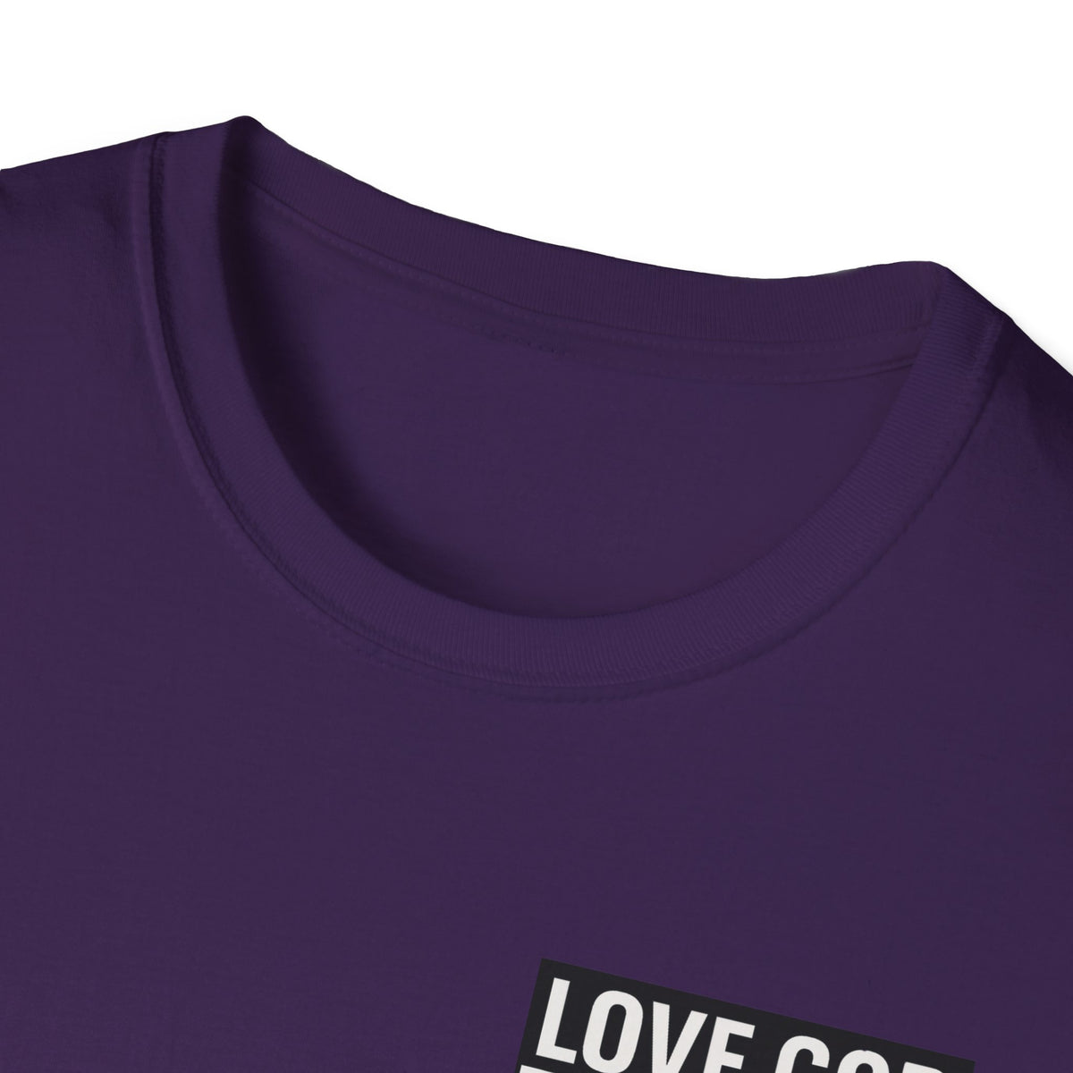 Faith-Inspired Unisex Softstyle T-Shirt | Love God Love People | Church Events, Gift for Believers, Spiritual Wear, Christian Apparel