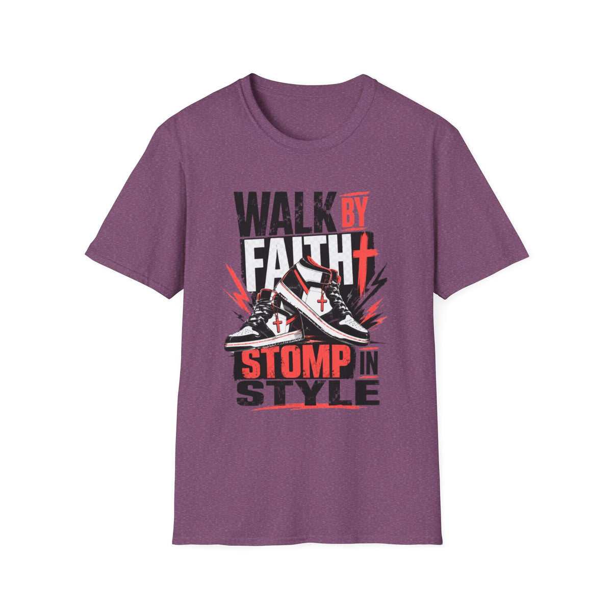 Walk By Faith Graphic T-Shirt | Christian Faith Tee