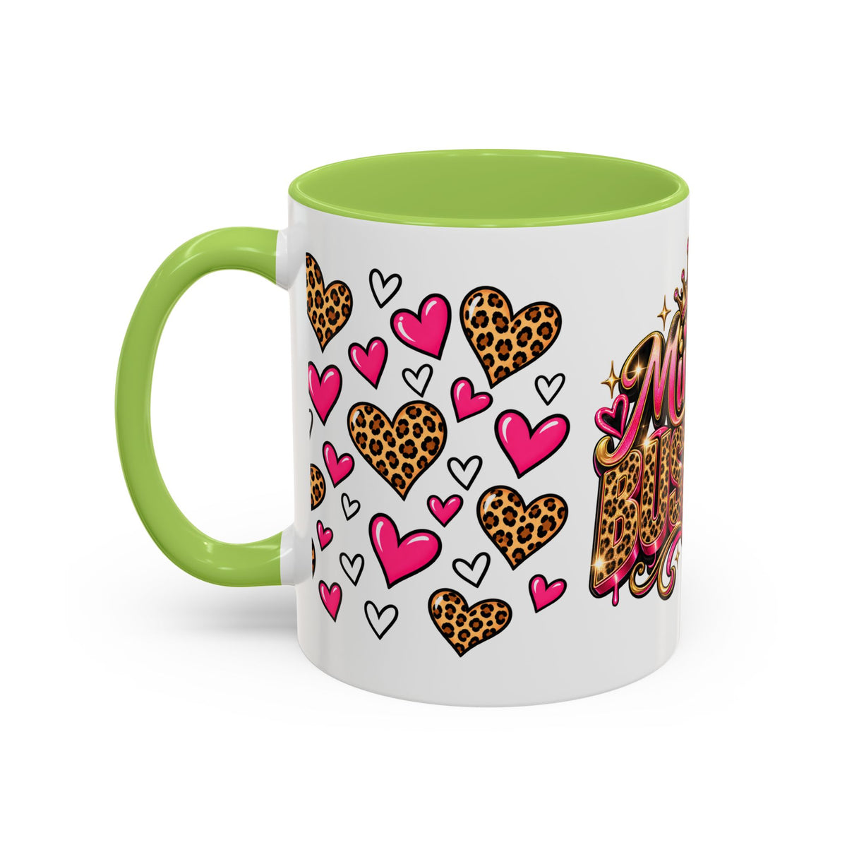 Mindy Yo Business Leopard Print Queen Coffee Mug