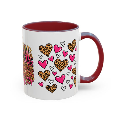 Mindy Yo Business Leopard Print Queen Coffee Mug