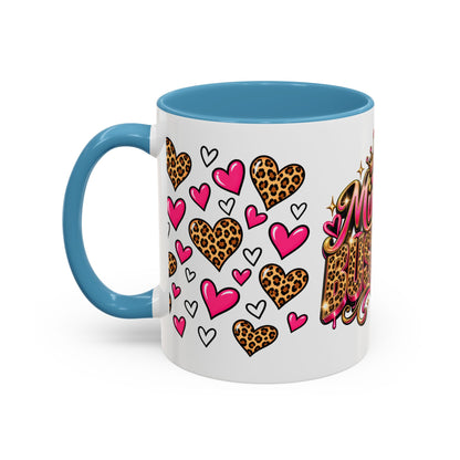 Mindy Yo Business Leopard Print Queen Coffee Mug