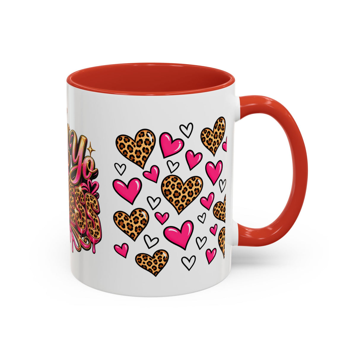 Mindy Yo Business Leopard Print Queen Coffee Mug