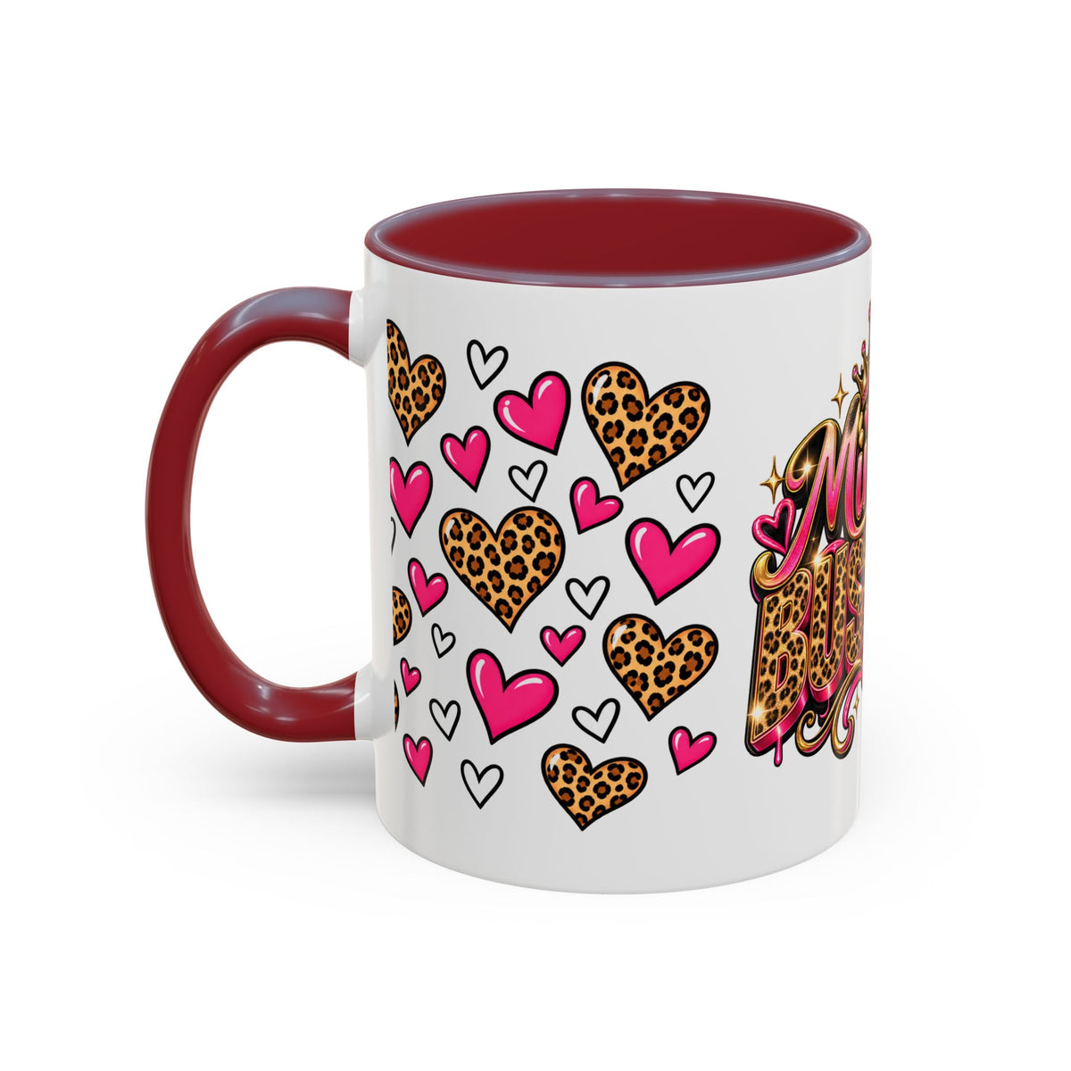Mindy Yo Business Leopard Print Queen Coffee Mug