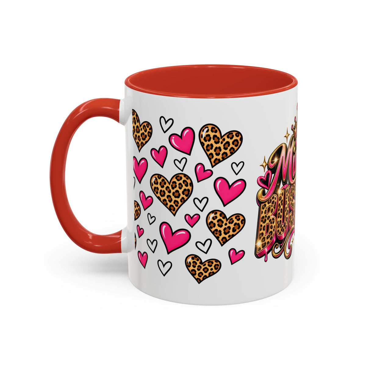Mindy Yo Business Leopard Print Queen Coffee Mug