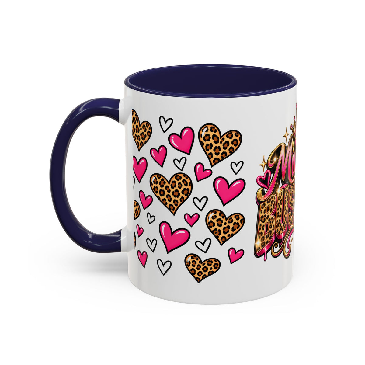 Mindy Yo Business Leopard Print Queen Coffee Mug
