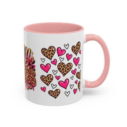 Mindy Yo Business Leopard Print Queen Coffee Mug