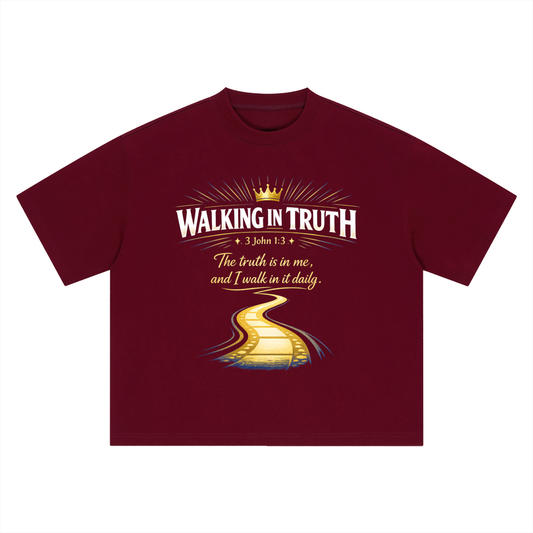 Walking in Truth – 3 John 1:3 Christian Faith T-Shirt