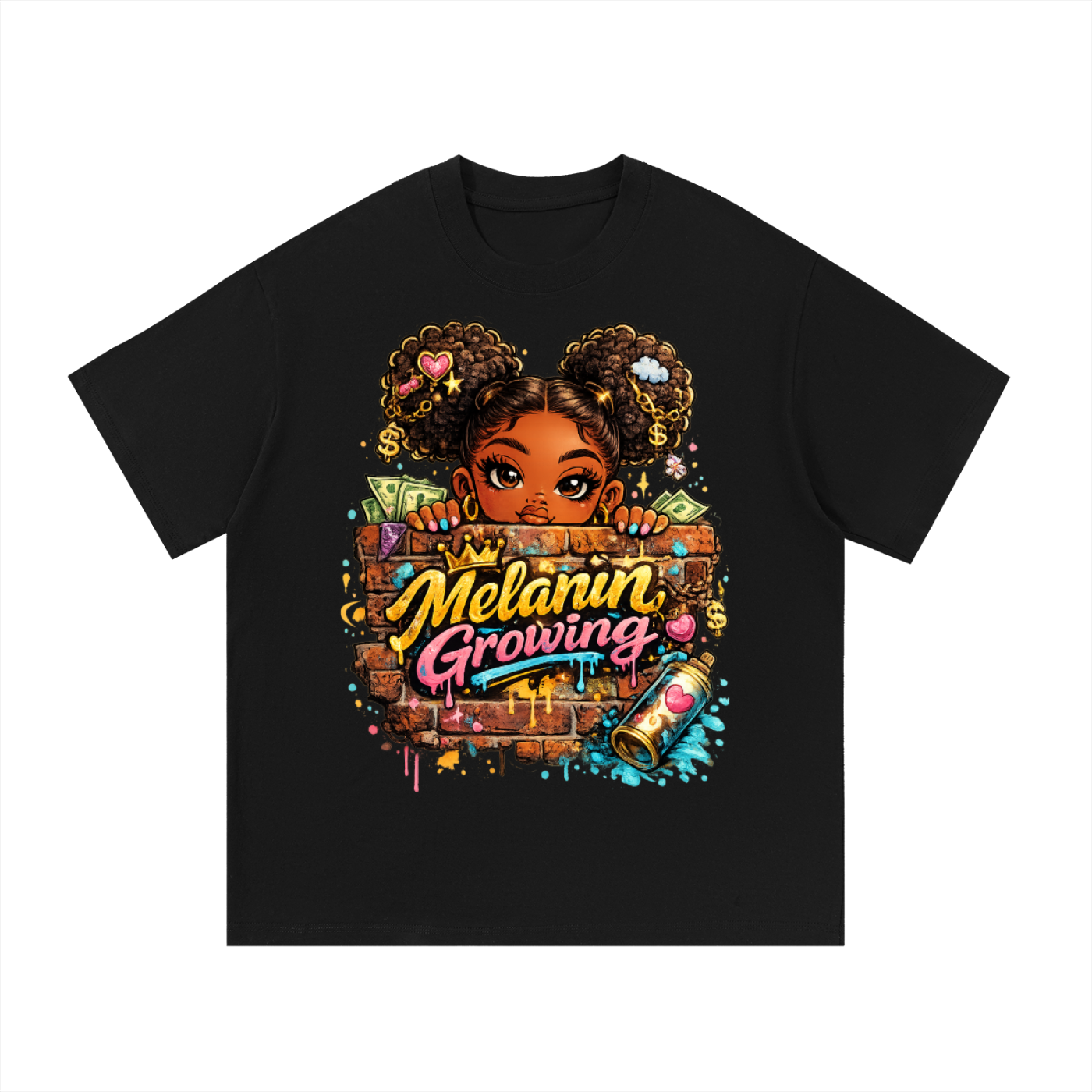 Melanin Growing Graphic Tee Lifestyle